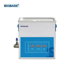 Fabricante BIOBASE Limpiador digital de acero inoxidable Sistema de drenaje Limpiador en aerosol Piezas de automóviles Limpiador ultrasónico