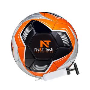 Balón de entrenamiento de fútbol de Next Tech Industries, material de PU para fines de entrenamiento con diseño personalizado y logotipo personalizado - Product Image 1