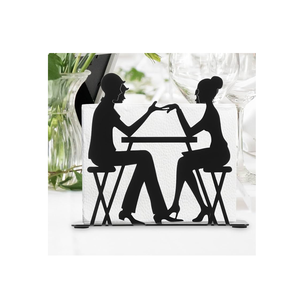 ที่ใส่ผ้าเช็ดปากโลหะสำหรับตกแต่งวันหยุดงานแต่งงานที่ใส่กระดาษเช็ดปากโลหะของขวัญดีไซน์ล่าสุด - Product Image 1