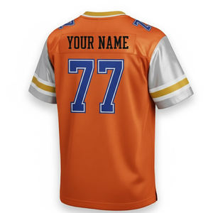 Maillot de football américain rétro en gros, de haute qualité, à séchage rapide et respirant, en faible quantité minimale de commande - Product Image 3