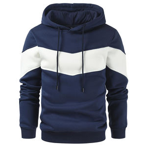 Nouvel arrivage de sweats à capuche pour hommes dernier style coton polyester impression de logo personnalisé saison d'hiver techniques de teinture unie en gros - Product Image 1