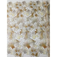 4407 Tissu de dentelle de luxe perlé et brodé, style Guatemala, avec paillettes et tulle, pour robe de mariée et de soirée, prix usine, très demandé
