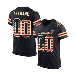 Camiseta de fútbol americano con logotipo personalizado y camiseta de fútbol americano transpirable de alta calidad a la venta - Product Image 3