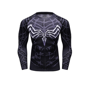 Chemises de compression d'entraînement à manches courtes OEM Best Design Training Jiu Jitsu Rashguard & MMA Gear - Product Image 2