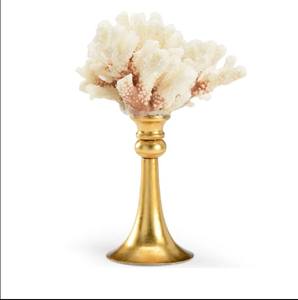 Florero dorado elegante de metal para interior y exterior, centro de mesa, florero a la venta, nuevo - Product Image 6