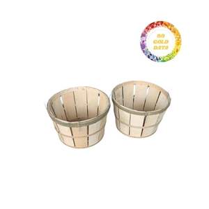 Cesta de almacenamiento de madera de acacia de alta calidad con tapa hecha a mano ecológica y fuerte perfecta para organizar suministros de cocina - Product Image 6