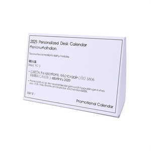 Calendario da Scrivania Personalizzato 2026, Calendario Promozionale per Merchandising - Product Image 3