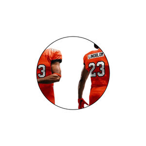 Maillot de football 100% polyester personnalisé à séchage rapide uniforme de football numéro motif ensembles d'équipes de football américain personnalisés en usine - Product Image 6