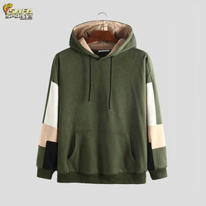Vente en gros de pull à capuche épais pour hommes, sweat à capuche d'hiver surdimensionné, tissu vierge en molleton de coton et de polyester - Product Image 3