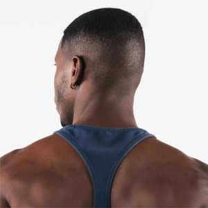 Camisetas sin mangas de calidad superior para hombre, camisetas sin mangas acanaladas de corte cuadrado, camisetas sin mangas personalizadas para gimnasio al por mayor, camiseta sin mangas para hombre - Product Image 3