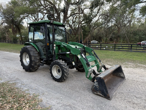Tracteurs agricoles d'occasion LS 100 CV 100% opérationnels de haute qualité polyvalents à vendre / TRACTEUR N55 - CABINE CLIMATISÉE - CHARGEUR AVEC ATTACHES RAPIDES - Product Image 3