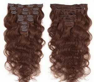 Extensions de cheveux naturels indiens doublement étirés, vierges, bruts, soyeux, lisses et ondulés, avec pointes saines, Hair King 1 kg - Product Image 1