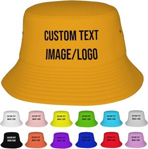 2024 Sombrero de cubo de algodón unisex con bordado 3D Logotipo de diseñador personalizado Estilo de pescador-Protección solar de verano popular Viajes en la playa - Product Image 3
