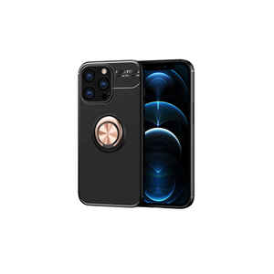 Funda Protectora de Lujo FRMS Ravel, Funda de Silicona Premium para iPhone 13 Pro Max, Ofrece Protección para el Teléfono, Negro, Oro Rosa, 7 Plus, XS - Product Image 1