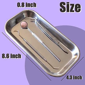 2025 recién llegado profesional 15 X10 X 0,75 pulgadas bandeja quirúrgica Acero inoxidable hueco suministros instrumentos Manual médico - Product Image 5