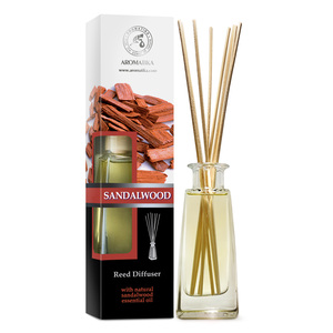 Diffuseur de parfum Aromatika Bois de Santal 100ml avec huile essentielle naturelle, parfum d'ambiance boisé longue durée - Product Image 1