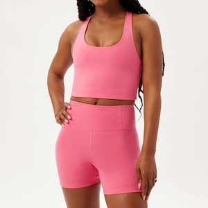 <b>Open</b> Backless Halter Adjustable Women's <b>Bra</b> Gym Wear Comfortable High Strappy <b>Bras</b> For Woman Direct From Factory From BD - Product Image 4