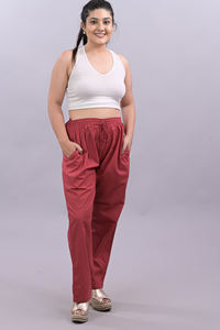 Nuevos pantalones de pijama de algodón para mujer, pantalones de Yoga informales holgados finos de verano, pantalones bombachos de algodón para el hogar, pantalones de playa sólidos - Product Image 3