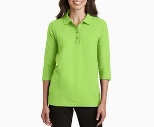 Manga corta informal de mujer de alta calidad para camisa transpirable Spandex/algodón logotipo personalizado 2017 - Product Image 5