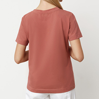 T-shirts décontractés d'été pour femmes à col rond et manches courtes de l'usine de vêtements du Bangladesh – Bonne qualité, écologiques et respirants