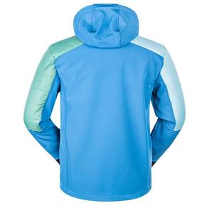 Chaqueta Acolchada Kippo Luxe Unisex de Lona con Parches, Cortavientos, Transpirable, con Capucha y Cuello Mao - Product Image 2