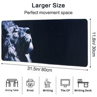 Tapis de clavier imprimé de jeux e-sports personnalisé matériau antidérapant PVC PU cuir tapis protecteur tapis de bureau tapis de souris d'ordinateur personnalisé