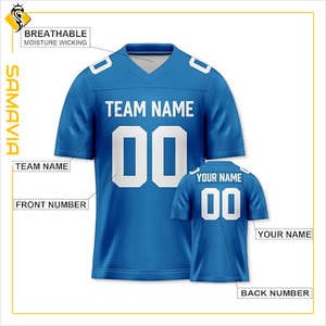 Camisetas de fútbol Unisex de alta calidad SAMAVIA Jersey de sublimación personalizado para niños y adultos para equipos - Product Image 3