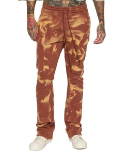 Pantalon évasé Hip Hop personnalisé 100% coton Pantalon de survêtement ample pour hommes Tendance Pantalon de survêtement évasé pour hommes - Product Image 1