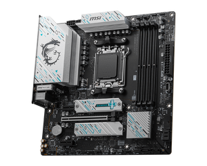 เมนบอร์ดสำหรับเล่นเกม B650M MSI และมาเธอร์บอร์ดเกม WIFI (AM5 M-ATX DDR5 6E Wi-Fi) พร้อมชุดประมวลผลซีพียู <span class=keywords><strong>AMD</strong></span> <span class=keywords><strong>Ryzen</strong></span> 7 <span class=keywords><strong>7700X</strong></span> - Product Image 4