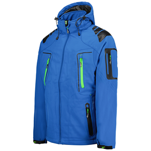 Vêtements d'extérieur d'hiver de qualité supérieure veste Softshell à capuche réglable pour hommes vêtements actifs classiques veste exclusive coupe décontractée pour hommes - Product Image 3