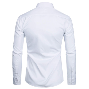 Custom Men's Paisley Silk Dress Shirt - Long Sleeve Woven Formal/Casual Button-<b>Down</b> - Product Image 2