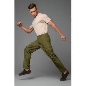 2025 Venta caliente Stock ropa de hombre de alta calidad Cargo Chino pantalones con estilo Casual Slim Fit Cargo Chino pantalones para hombres de BD - Product Image 2