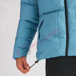 Chaqueta de Invierno Acolchada para Hombre, de Alta Calidad, Manga Larga, con Capucha y Cuello Alto, Logotipo Personalizado, Impermeable, Servicio OEM, Talla XL, Venta al Por Mayor - Product Image 5