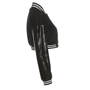 แจ็กเก็ตทีมเบสบอลสไตล์ผู้หญิงเสื้อผ้าลำลองระบายอากาศได้ดีดีไซน์เรียบร้อย - Product Image 3