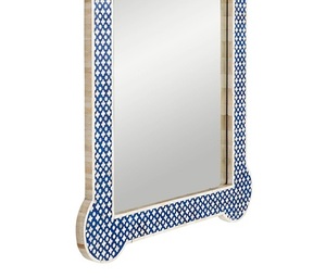 Lujo hecho a mano elegante forma madre de perla incrustaciones espejo decorativo diseñador acento para interiores de casas modernas al mejor precio - Product Image 4