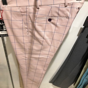 Pantalones Slimfit de color liso para hombre, Pantalones chinos elásticos hechos a medida - Product Image 6