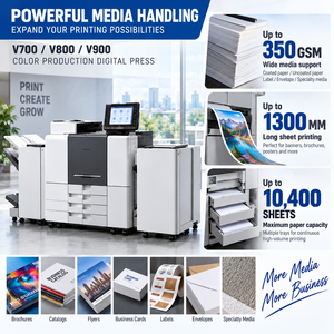Impresora Digital a Color Usada V700 V800 V900, 70 80 90 ppm, Máquina de Impresión Comercial con Funciones de Impresión/Copia/Escaneo/<span class=keywords><strong>Fax</strong></span> - Product Image 2