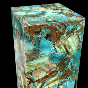 Lámpara LED con Forma de Flor de Resina Hecha a Mano, Luz Nocturna con Diseño de Estatua de Buceo, Tema Submarino, Regalo para el Día de la Madre, Lámpara de Ágata, Bolsa de Piedra - Product Image 6