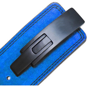 เข็มขัดยกน้ำหนักหนังกลับสำหรับสควอท เดดลิฟท์ ออกกำลังกาย ช่วยพยุงหลัง แข็งแรง รับผลิตตามแบบ OEM พร้อมสกรีนโลโก้ ขายส่งอุปกรณ์ฟิตเนส - Product Image 5