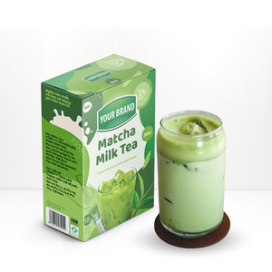 Polvo de Té Verde de Alta Calidad OEM Sin Conservantes, Preparación Rápida, Cajas Personalizadas con Logotipo, Empaque de Melón - Product Image 5