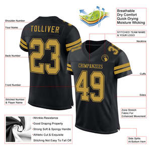 Maillot de football américain personnalisé Elite, uniforme de qualité supérieure léger et durable pour la compétition des clubs des collèges et des jeunes - Product Image 6