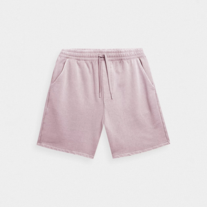 Shorts de course athlétiques pour hommes, 100 % coton, écologiques, style streetwear, couleur unie, avec logo personnalisé sur le devant, séchage rapide et respirant - Product Image 5