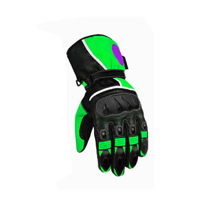 Guantes de carreras de protección para montar en moto Guantes de moto de cuero de alta calidad para deportes de carreras al aire libre Guantes - Product Image 3