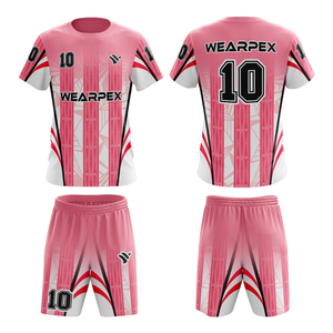 Maillots de football personnalisables pour hommes, ensembles d'équipe pour adultes, uniformes vierges, vêtements de football, 100% polyester, séchage rapide, respirant - Product Image 1