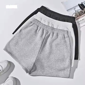 2025 Summer Custom logo 280 GSM <b>Fleece</b> Cotton Sweat <b>Shorts</b> Women Unisex High Quality Casual <b>Short</b> Pants for Women and Men - Product Image 2