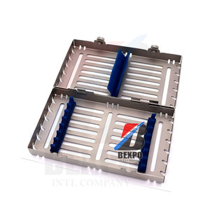 Cassette de almacenamiento de Instrumentos dentales Manual de 5 piezas, Material de acero, herramienta quirúrgica, esterilización, limpieza, equipo de llenado de dientes - Product Image 3