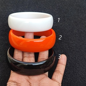 Nuevo diseño geométrico marrón resina pulsera nicho diseño novias brazalete moda resina joyería - Product Image 3