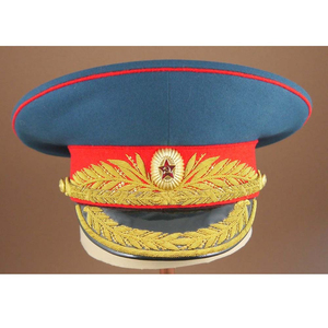 Nouveau 2023 haute qualité US Officer Vietnam Period Dress Royal white Hat avec insignia Head Gear custom hats OEM Adult hats - Product Image 5