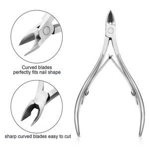 Cortaúñas de Acero Inoxidable de Primera Calidad, Cortacutículas con Apertura de Mandíbula Ancha, Herramienta Profesional de Salón, KAAMIR INSTRUMENTS - Product Image 2