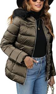 Wholesale Low Price New Style Women's Winter Puffer Jacket with <b>Faux</b> <b>Fur</b> Collar - Windproof & Warm <b>Coat</b> - Product Image 5